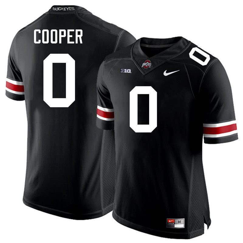 Jonathon Cooper Ohio State Buckeyes Jersey College Football Uniforms-Black